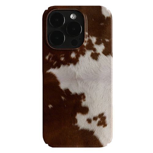Boogzel Apparel Wild West Cow Print iPhone Case