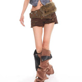 Boogzel Apparel Wild West Fur Statement Belt, view 6