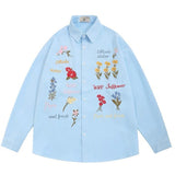 Boogzel Apparel Wildflowers Embroidery Shirt, view 2