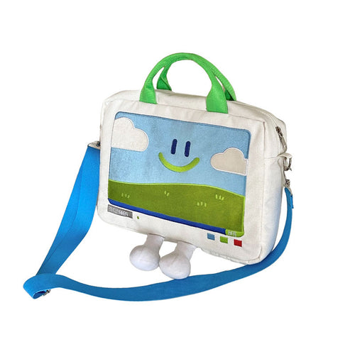 Boogzel Apparel Windows XP Aesthetic Embroidery Handbag