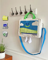 Boogzel Apparel Windows XP Aesthetic Embroidery Handbag, view 2