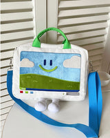 Boogzel Apparel Windows XP Aesthetic Embroidery Handbag, view 6