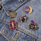 Boogzel Apparel Witch Vibes Brooch Pins, view 2