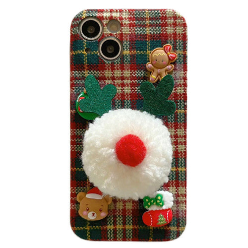 Boogzel Apparel Xmas Plaid iPhone Case