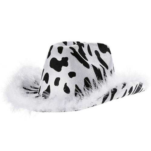 Boogzel Apparel Y2K Aesthetic Cow Print Hat