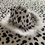 Boogzel Apparel Y2K Aesthetic Cow Print Hat, view 4