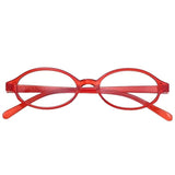 Boogzel Apparel Y2K Aesthetic Oval Glasses, view 2