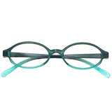 Boogzel Apparel Y2K Aesthetic Oval Glasses, view 3