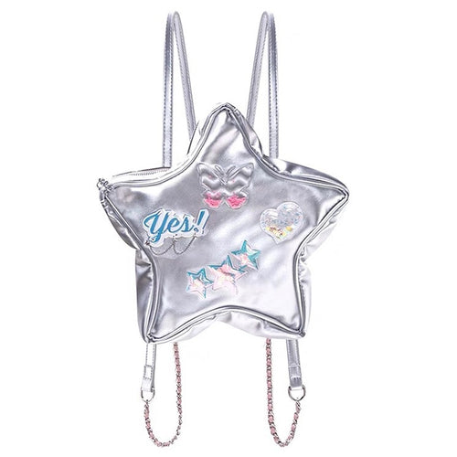 Boogzel Apparel Y2K Aesthetic Star-Shaped Backpack