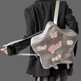Boogzel Apparel Y2K Aesthetic Star-Shaped Backpack, view 3