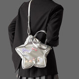 Boogzel Apparel Y2K Aesthetic Star-Shaped Backpack, view 4