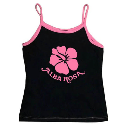 Boogzel Apparel Y2K Alba Rosa Aesthetic Tank Top