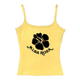 Boogzel Apparel Y2K Alba Rosa Aesthetic Tank Top, view 5