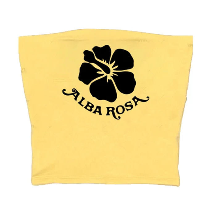 Boogzel Apparel Y2K Alba Rosa Aesthetic Tube Top