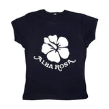 Boogzel Apparel Y2K Alba Rosa Baby Tee, view 5
