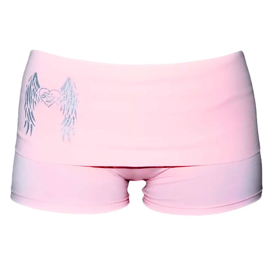 Boogzel Apparel Y2K Angel Wings Shorts