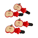 Boogzel Apparel Y2K Apple & Star Hair Clips, view 2