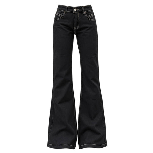 Boogzel Apparel Y2K Bad Reputation Flare Jeans