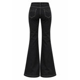 Boogzel Apparel Y2K Bad Reputation Flare Jeans, view 2