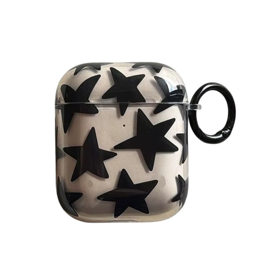 Boogzel Apparel Y2K Black Star AirPods Case