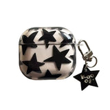Boogzel Apparel Y2K Black Star AirPods Case, view 2