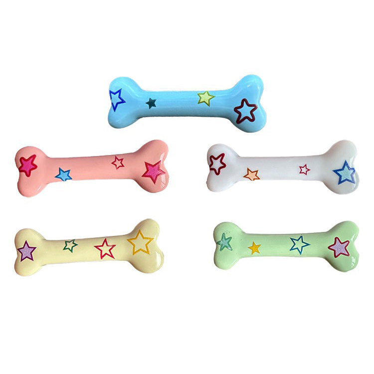 Boogzel Apparel Y2K Bone Hair Clip 2pcs Set