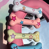 Boogzel Apparel Y2K Bone Hair Clip 2pcs Set, view 3