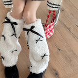 Boogzel Apparel Y2K Bows Leg Warmers, view 6
