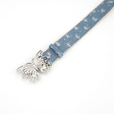 Boogzel Apparel Y2K Butterfly Buckle Denim Belt, view 2