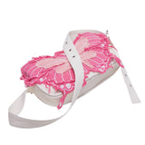 Boogzel Apparel Y2K Aesthetic Butterfly Denim Handbag, view 3