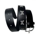 Boogzel Apparel Y2K Butterfly Rhinestone Belt, view 3