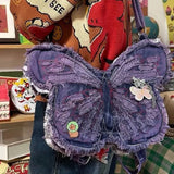 Boogzel Apparel Y2K Butterfly Shoulder Bag, view 4
