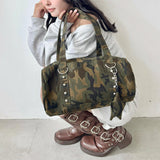 Boogzel Apparel Y2K Camo Bag with Star Charm, view 2