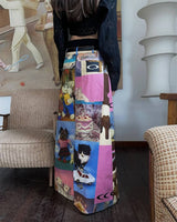 Boogzel Apparel Y2K Cat Collage Midi Skirt, view 5