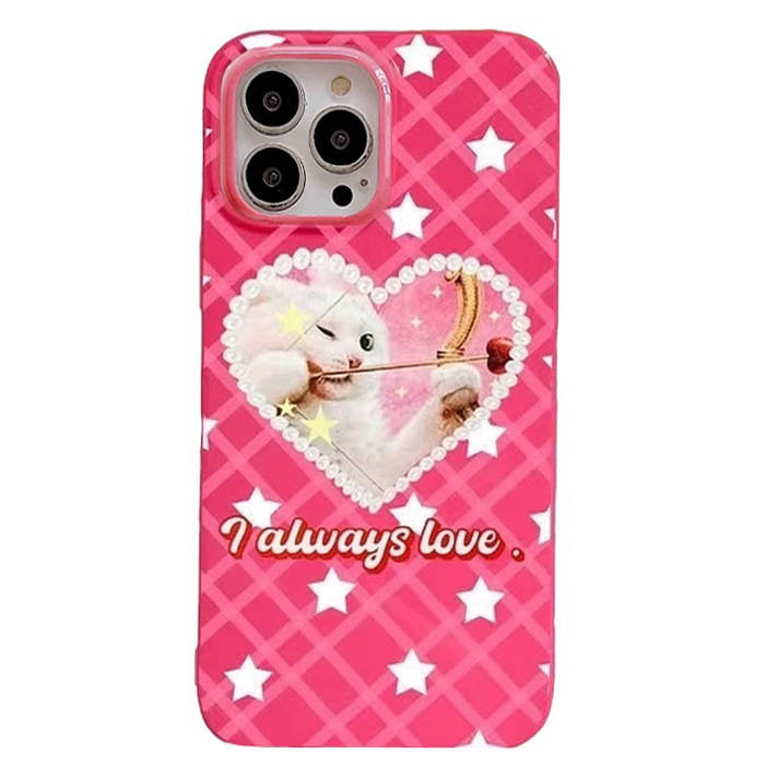 Boogzel Apparel Y2K Cat iPhone Case