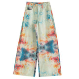 Boogzel Apparel Y2K Chaos Era Tie Dye Wide Leg Jeans, view 6