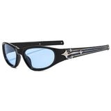Boogzel Apparel Y2K Cyber Star Sunglasses, view 6