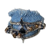 Boogzel Apparel Y2K Denim Bead Ring, view 2