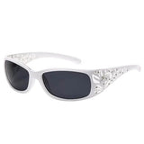 Boogzel Apparel Y2K Diva Floral Sunglasses, view 4