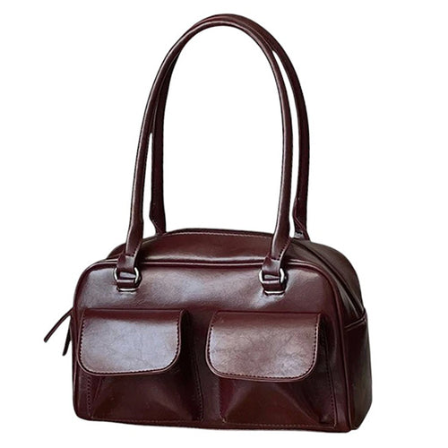 Boogzel Apparel Y2K Double Pocket Shoulder Bag