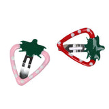 Boogzel Apparel Y2K Fruit Hair Clips Set, view 3