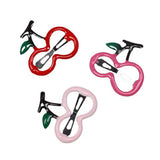Boogzel Apparel Y2K Fruit Hair Clips Set, view 4