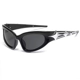 Boogzel Apparel Y2K Futuristic Star Sunglasses, view 2