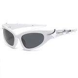 Boogzel Apparel Y2K Futuristic Star Sunglasses, view 5