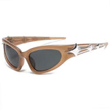 Boogzel Apparel Y2K Futuristic Star Sunglasses, view 6