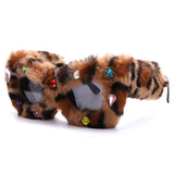 Boogzel Apparel Y2K Fuzzy Rhinestone Glasses, view 5