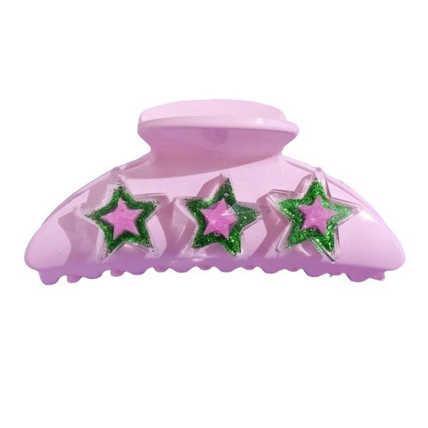 Boogzel Apparel Y2K Glitter Star Hair Claw