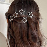 Boogzel Apparel Y2K Glitter Star Hair Clips, view 4