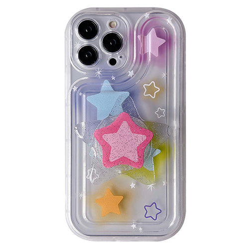 Boogzel Apparel Y2K Glitter Star iPhone Case