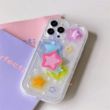 Boogzel Apparel Y2K Glitter Star iPhone Case, view 2